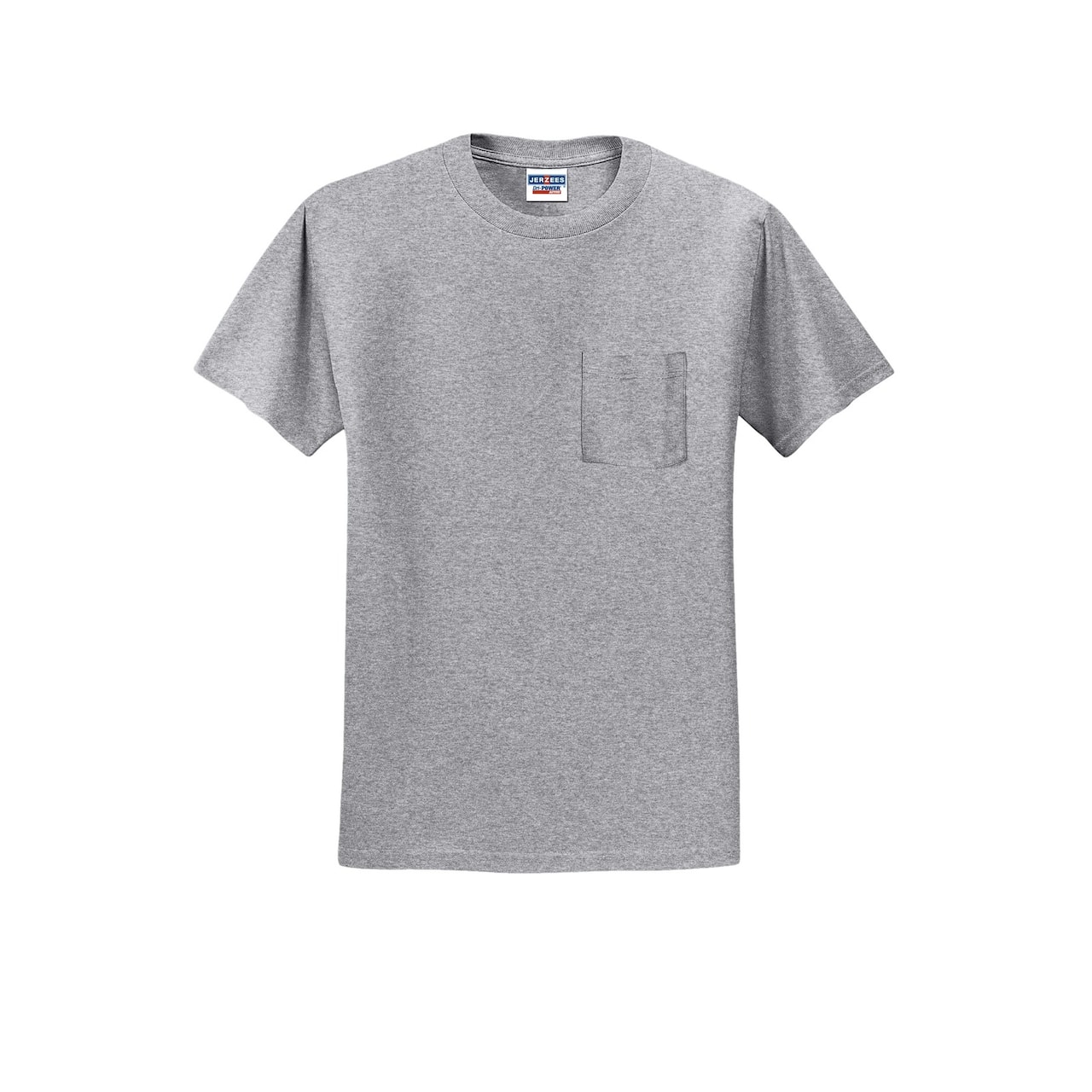 JERZEES® DRI-POWER® 50/50 Cotton/Poly Pocket T-Shirt